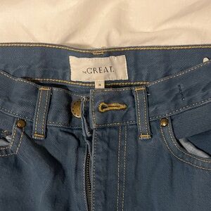 THE GREAT. The Billy Jean- size 26 - dusty blue